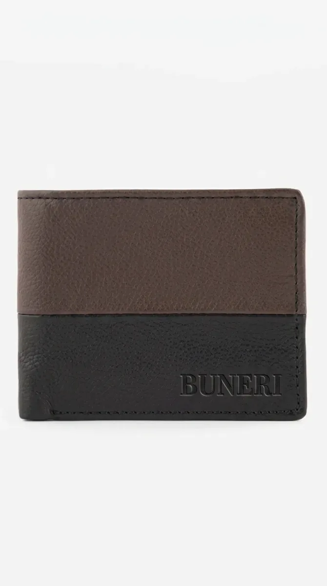 Buneri Premium Leather Bifold Wallet